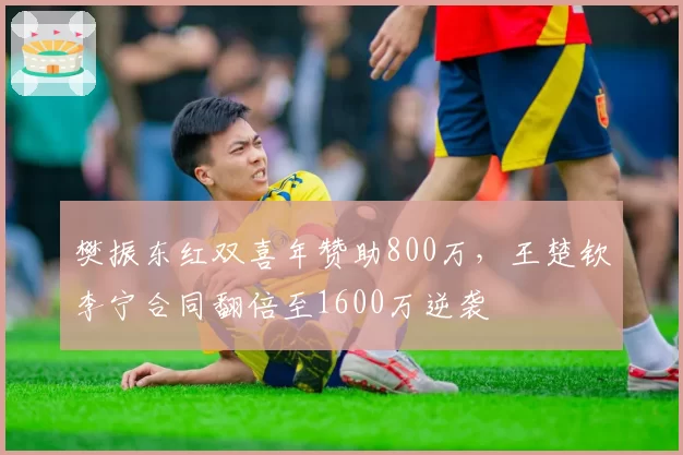 樊振东红双喜年赞助800万,王楚钦李宁合同翻倍至1600万逆袭